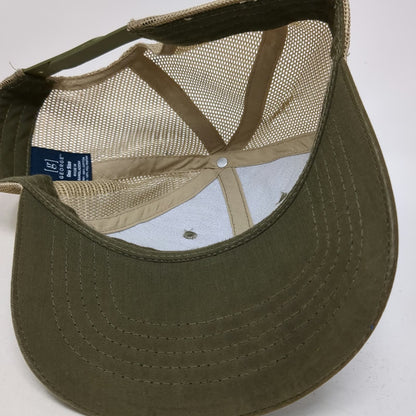 George Trucker Hat Green OSFM Mesh Back Snapback Blank Solid Plain Adjustable