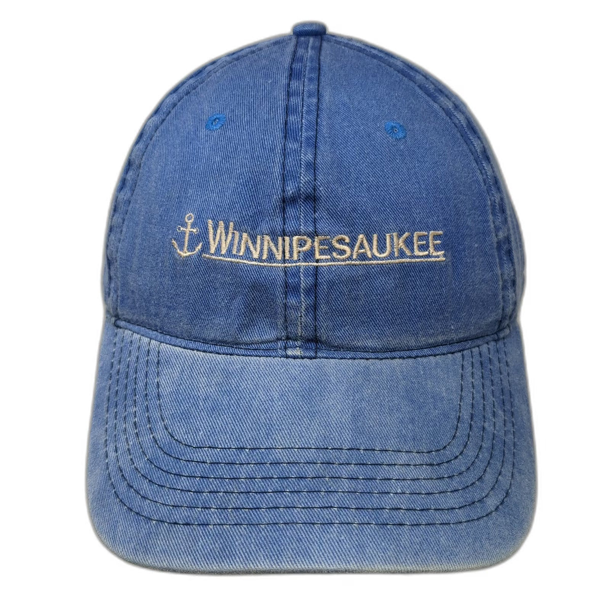 Triangle Sport Headwear Baseball Cap Blue One Size Winnipesaukee Anchor Hat
