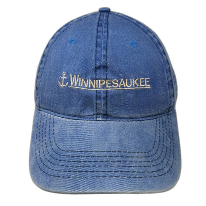 Triangle Sport Headwear Baseball Cap Blue One Size Winnipesaukee Anchor Hat