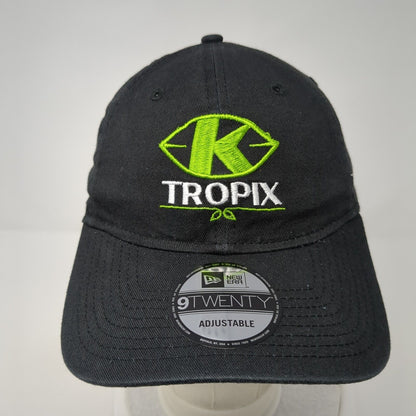 Tropix Slideback Hat Black One Size Adjustable Solid New Era 9Twenty