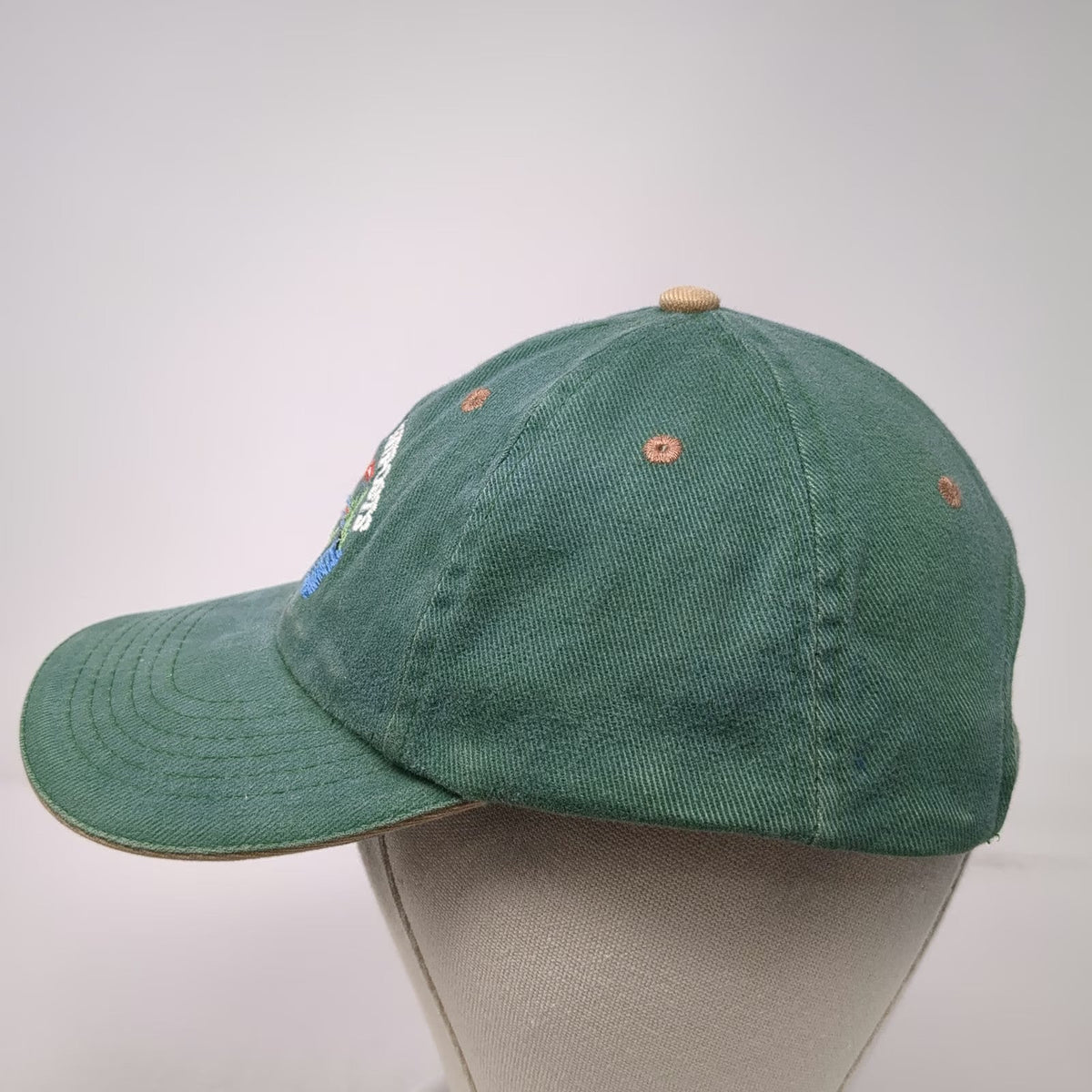 AJM International Pickle Lake Outposts Fishing Green One Size Baseball Cap Hat