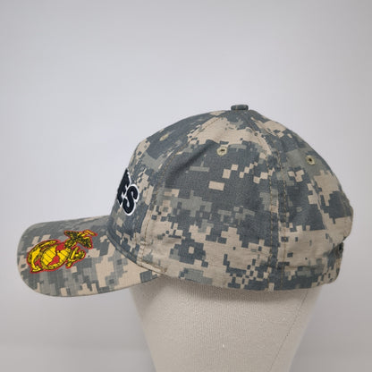 Marines Strapback Baseball Cap Multicolor OS Adjustable Embroidered 6 Panel