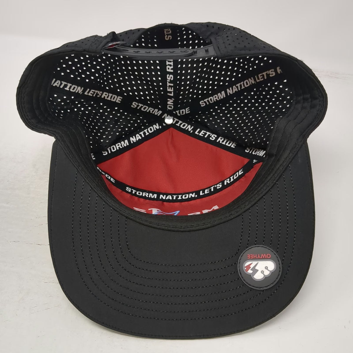 Owyhee Trucker Hat Black One Size Storm Bowling Nation Let's Ride Mesh Snapback