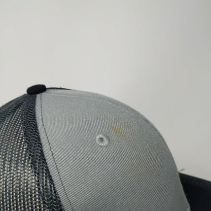 T-Meridian Snapback Mesh Back Trucker Hat Gray One Size Port Authority