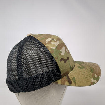 The Classics Yupoong Snapback Trucker Hat Camouflage One Size Mesh Back