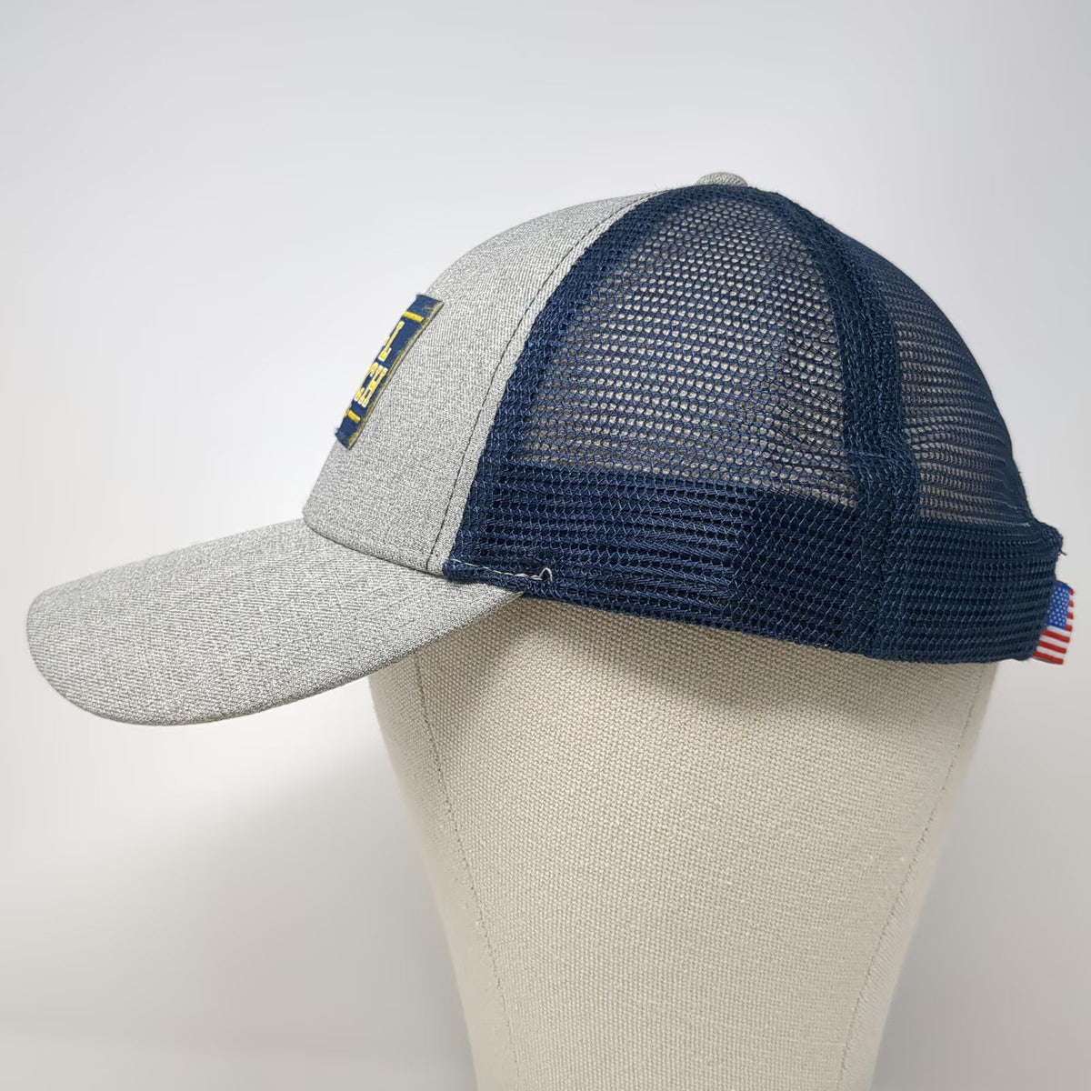 C-A-L Ranch Stores Trucker Hat Gray One Size Mesh Snapback Patch Adjustable Farm