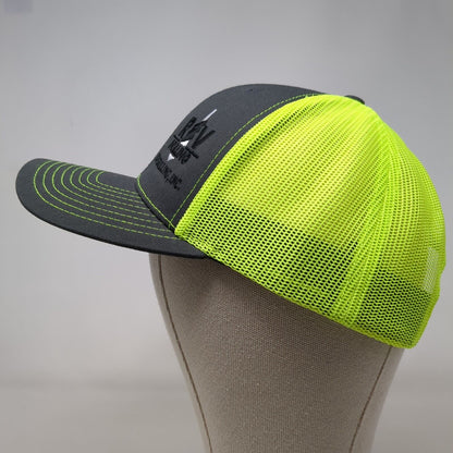 Rev Drilling Inc Snapback Trucker Hat Multicolor One Size Mesh Back