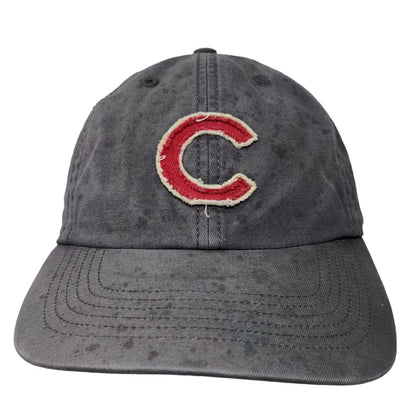 '47 Brand Men's Fitted Hat Gray Size L Patch Chicago Cubs Logo Cotton