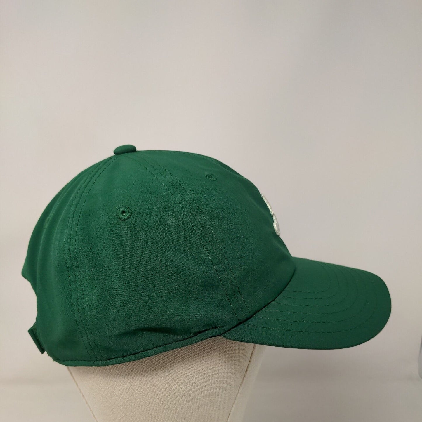 American Needle Strapback Hat Green Embroidered A Logo Adjustable