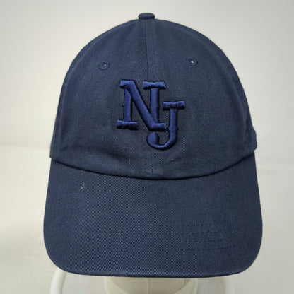 All City Polo Club Baseball Cap Blue One Size Embroidered NJ Logo Slideback hat