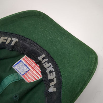 SDI Baseball Cap Green OSFM Morgan Stanley Dean Witter American Flag Flexfit Hat