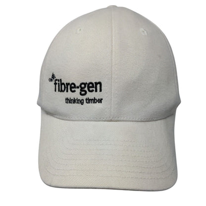 Fibre-Gen Thinking Timber Fitted Hat Cream S-M Embroidered Flexseam