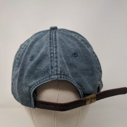 KNR Slideback Hat Blue One Size Adjustable Embroidered 6 Panel Cotton Adams