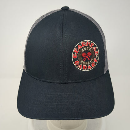 Gearhead Garage Snapback Trucker Hat Black One Size Pacific Headwear