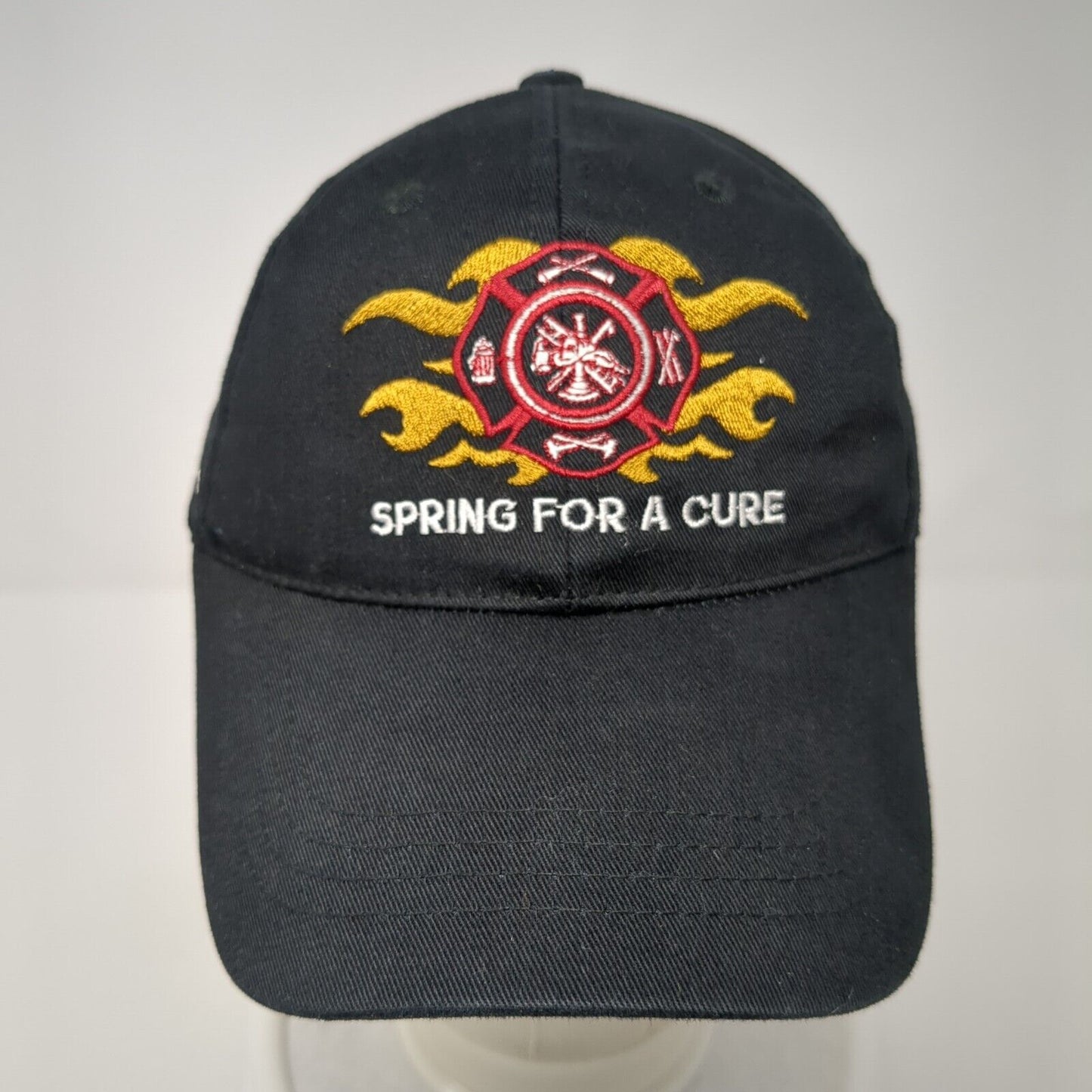 Spring For A Cure Strapback Hat Black One Size Adjustable Embroidered