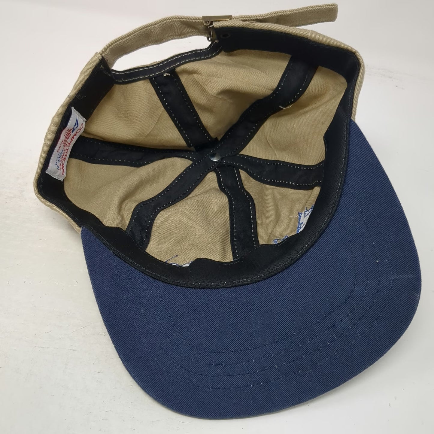 Competition Headwear Mass Audubon Baseball Cap Beige One Size USA Hat Vintage