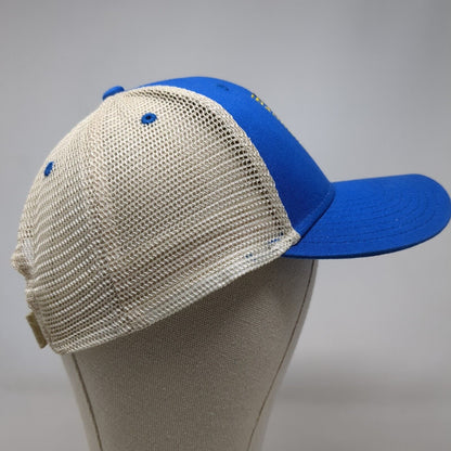 Idahonian Strapback Mesh Back Trucker Hat Blue One Size Ouray
