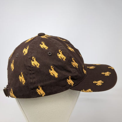 Zephyr Baseball Cap Brown OSFM University of Wyoming Steamboat All Over Print