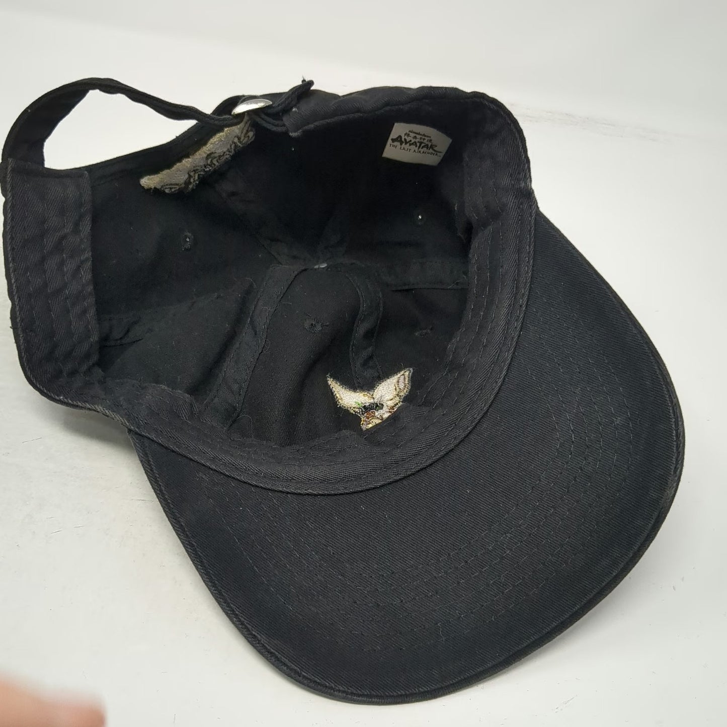 Nickelodeon Avatar Airbender Momo Black One Size Baseball Cap Slideback Hat