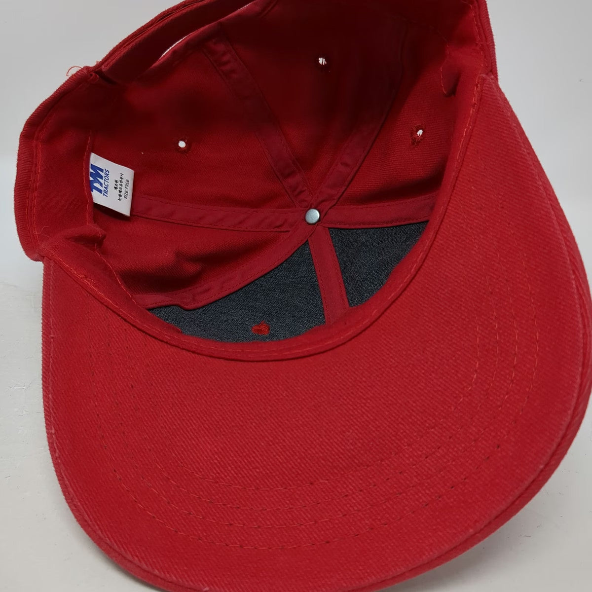 TYM Tractors Baseball Cap Red One Size Adjustable Strapback Farm Equipment Hat