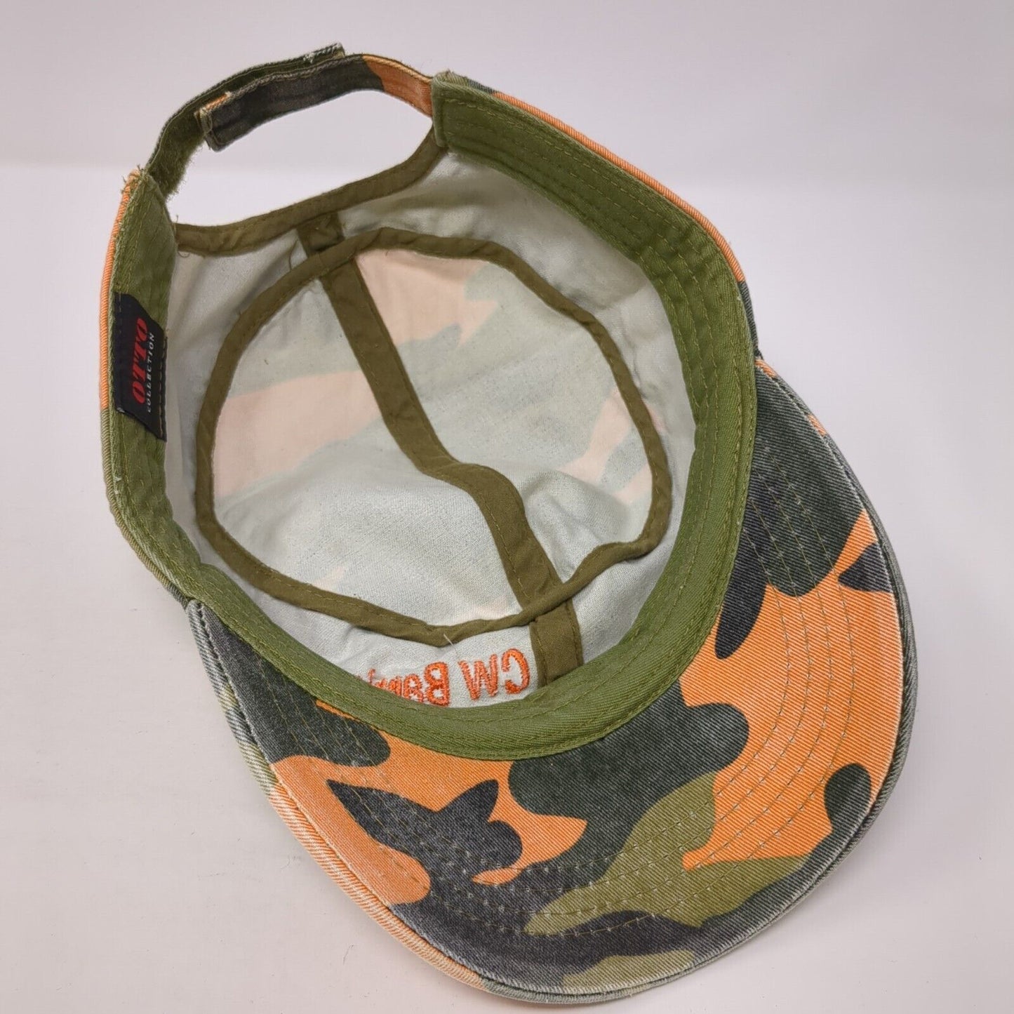 CW Barricades Inc Cadet Army Cap Camouflage One Size Adjustable Embroidered Otto
