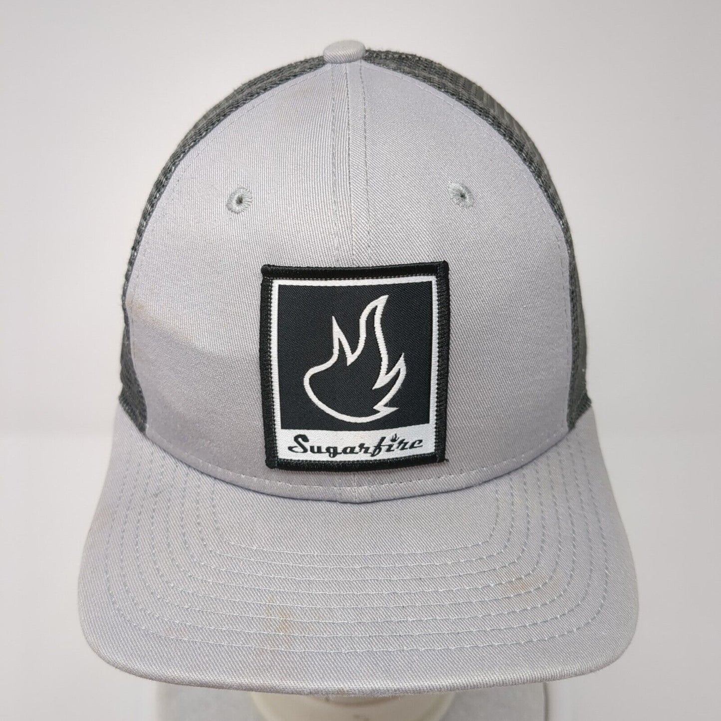 Sugarfire Snapback Trucker Hat Gray One Size Adjustable Mesh Back 9Fifty New Era