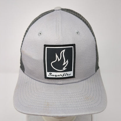 Sugarfire Snapback Trucker Hat Gray One Size Adjustable Mesh Back 9Fifty New Era