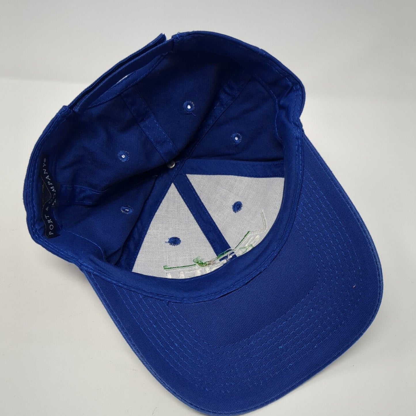 Varsity Facility Services Strapback Hat Blue One Size Adjustable Port & Company