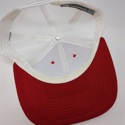 Richardson Snapback 112 Trucker Hat Red One Size Adjustable Mesh Back Blank