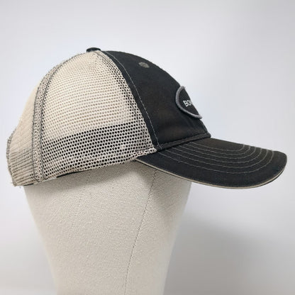 BowTech Baseball Cap Black One Size Mesh Patch Strapback Contrast Stitch Hat