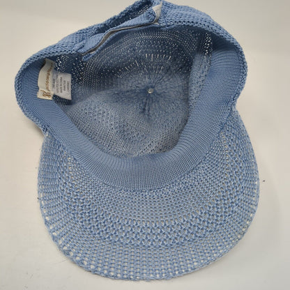Collection Eighteen Strapback Hat Blue One Size Adjustable Solid Blank