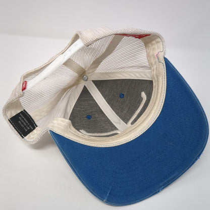 Kimes Ranch Snapback Mesh Back Trucker Hat Blue One Size 6 Panel Outdoor