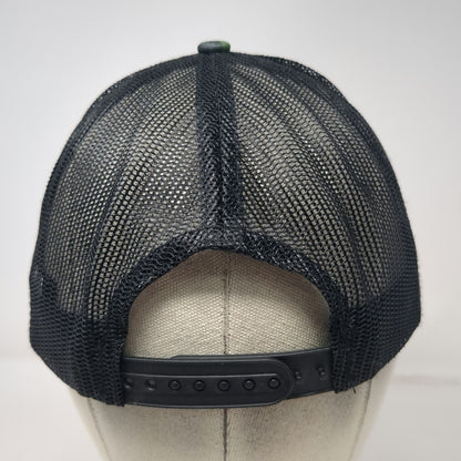 Port Authority United Steel Supply Trucker Hat Green Camo One Size Snapback Mesh