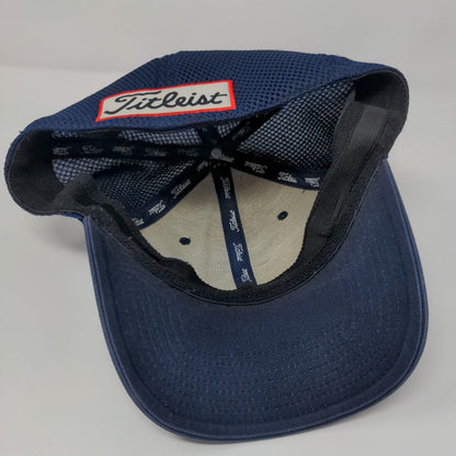 Titleist Fitted Mesh Back Hat Blue Small-Medium Embroidered New Era