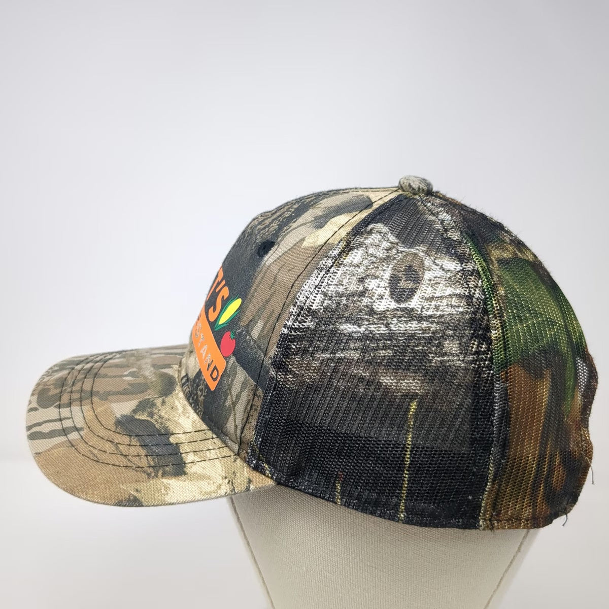 Outdoor Cap Witt's Vegetable Stand Hat Brown Camo Baseball Cap One Size Mesh