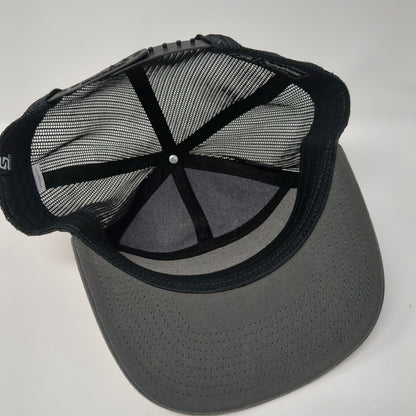 Brundage Snapback Trucker Hat`Gray One Size Adjustable Mesh Back Richardson