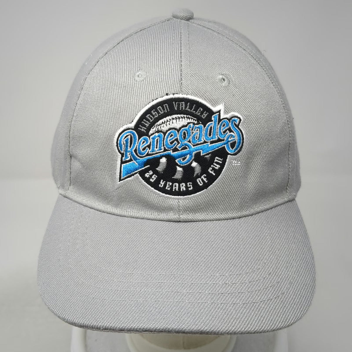 Baseball Cap Gray One Size Hudson Valley Renegades 25 Years Marist MiLB Team Hat