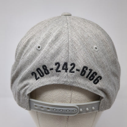 Port Neuf Valley Concrete LLC Snapback Hat Gray One Size Adjustable Sport-Tek