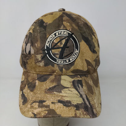 Kati Men's Slideback Camo Hat OSFA Embroidered Action Steel Logo