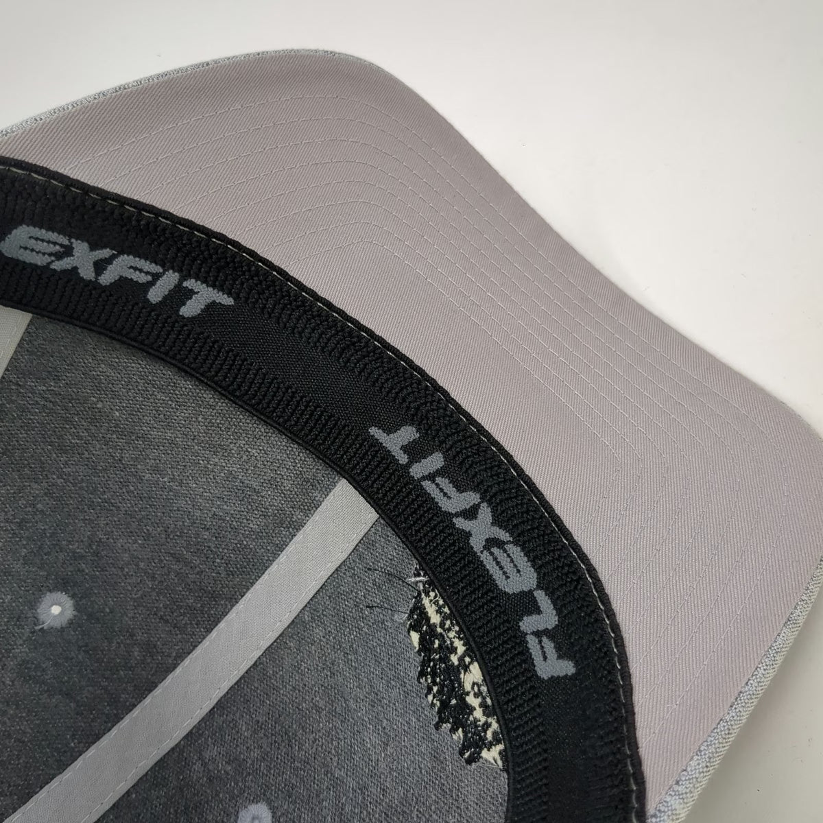 Flexfit Baseball Cap Gray XL Ochoco West Forest Treeline Hat Fitted Embroidered