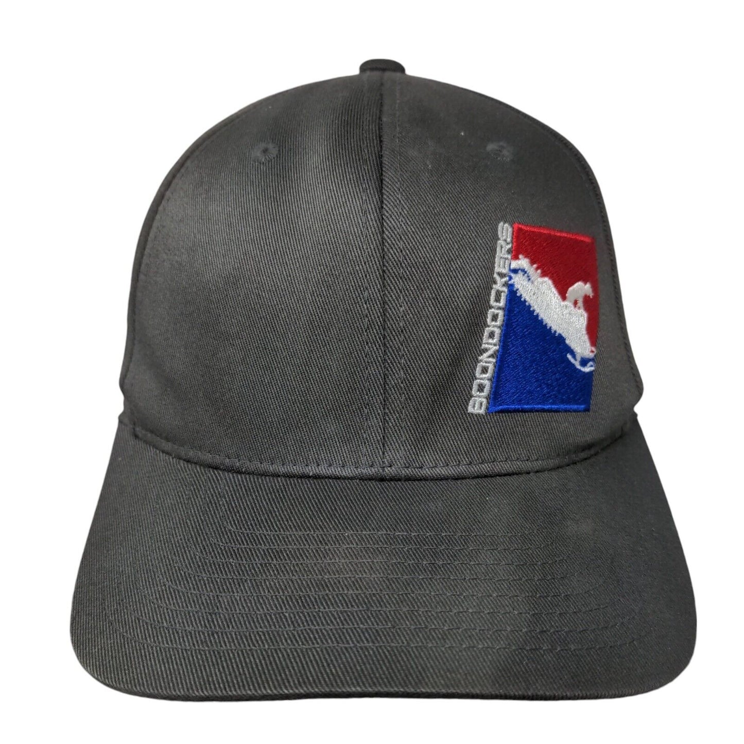 Boondockers Fitted Hat Gray S/M Embroidered Flexfit 6 Panel Port Authority