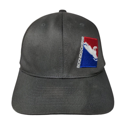 Boondockers Fitted Hat Gray S/M Embroidered Flexfit 6 Panel Port Authority
