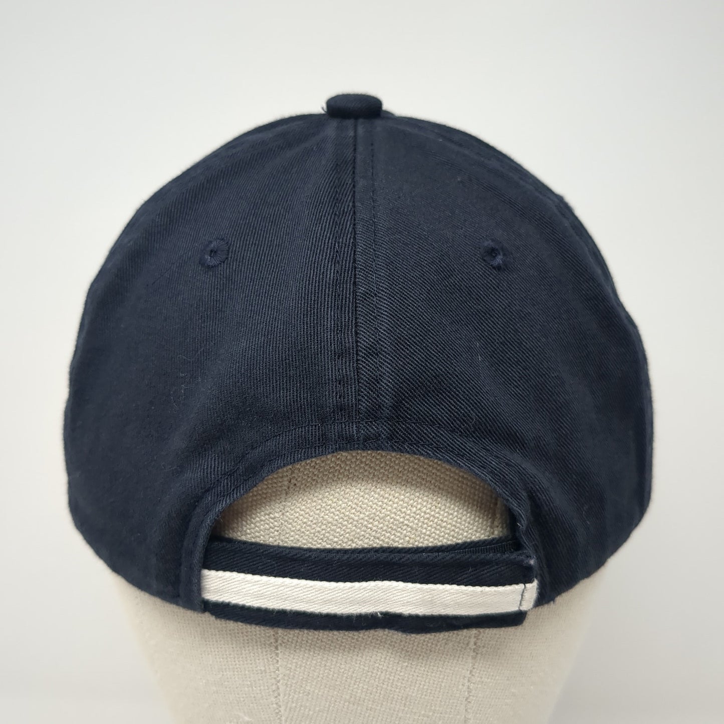The YMCA Strapback Baseball Cap Blue OS Adjustable Embroidered Port Authority