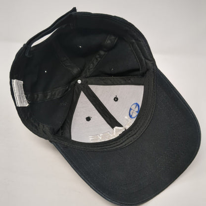 LAPG LA Police Gear Strapback Hat Black One Size Solid Quake City Caps