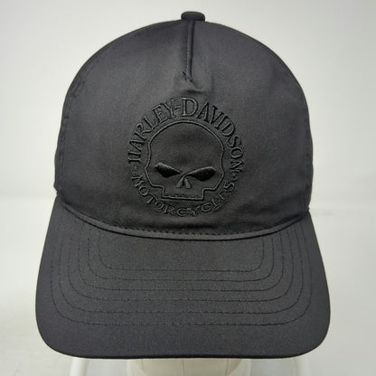 Harley-Davidson 5 Panel Black One Size Willie G Skull Boise Idaho Snapback Hat