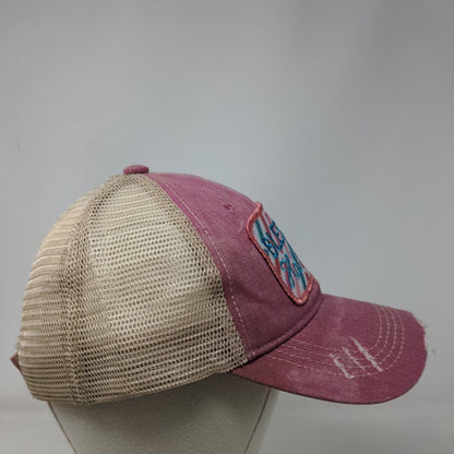 Blessed Hot Mess Trucker Hat Multicolor One Size Mesh Back Distressed Katydid