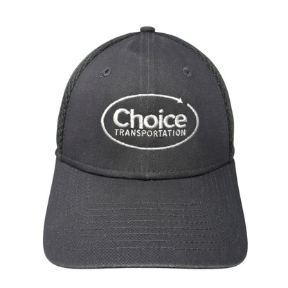 Choice Transportation Fitted Mesh Back Hat Gray S/M New Era Embroidered