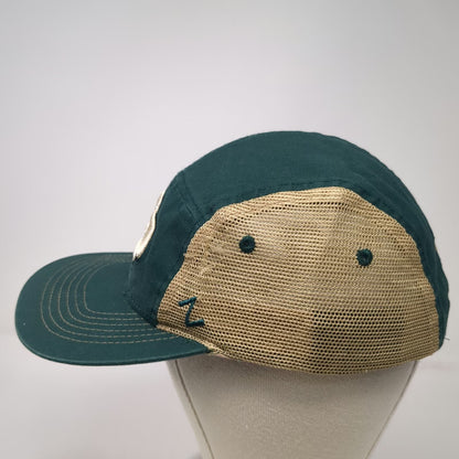 Cal Poly Mustangs NCAA Zephyr 5 Panel Green Beige One Size Mesh Snapback Hat