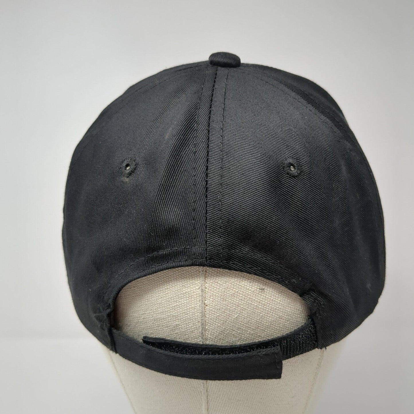 Man of God Strong Faithful Fearless Strapback Hat Black One Size Solid