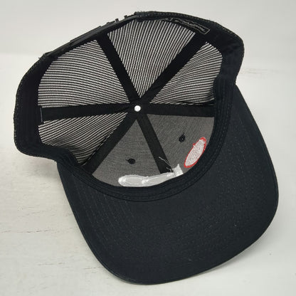 Richardson Trucker Hat Black One Size Rheem 100 Years Strong Mesh Snapback